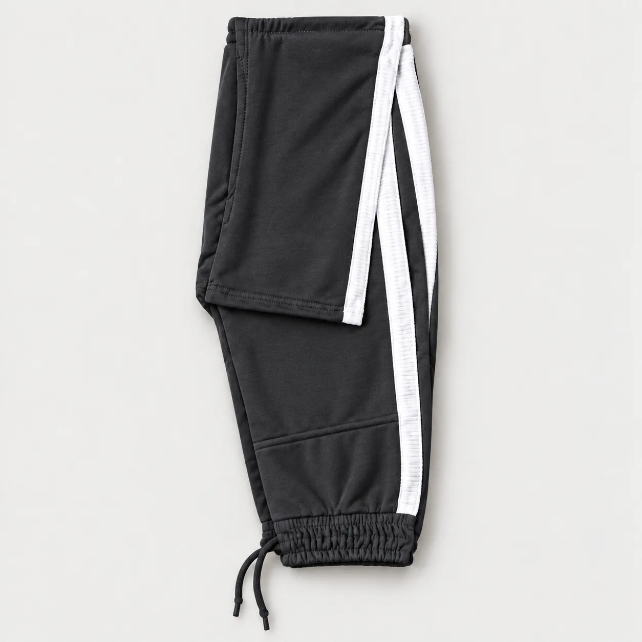 Men’s Premium Side Stripe Jogger Pant || Charcoal Black