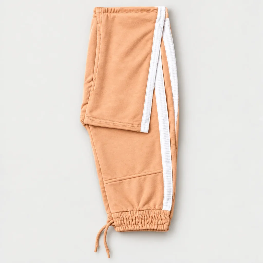Men’s Premium Side Stripe Jogger Pant || Peach